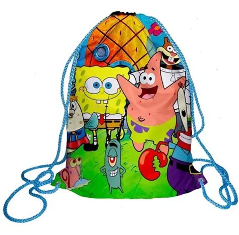 Morralito Dulcero Bolo Fiesta Infantil Bob Esponja Env O Gratis