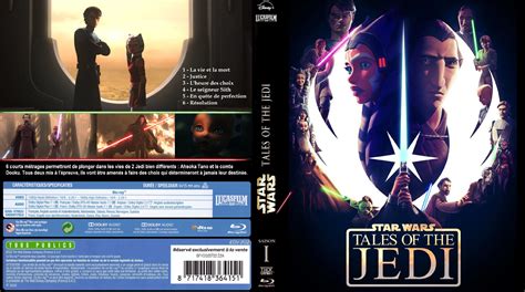 Jaquette DVD De Star Wars Tales Of The Jedi Saison 1 BLU RAY Custom