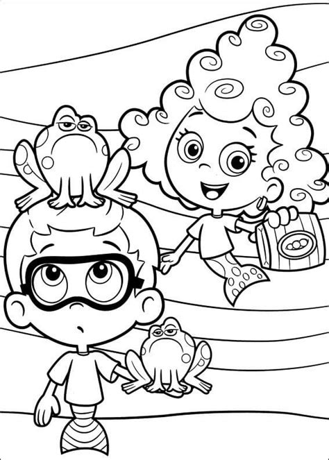 25 Free Printable Bubble Guppies Coloring Pages