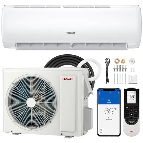 Tosot 12000 Btu Mini Split Air Conditioner Wifi Enabled Ductless Inverter Split System Ac Unit