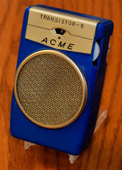 Vintage Acme Transistor Radio No Model Number AM Band 6 Flickr