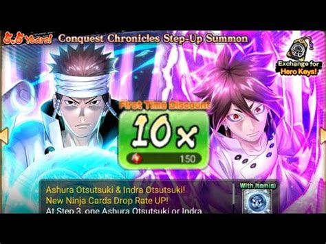 NxB NV Summon 150 Shinobite At Ashura Otsutsuki And Indra Otsutsuki