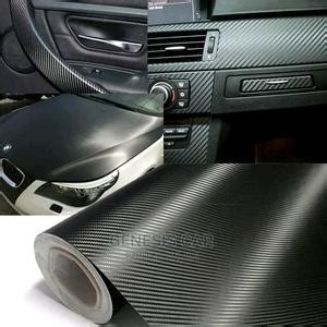 Car Body Self Adhesive Vinyl Carbon Black Tape 1 5m 1m In Nairobi