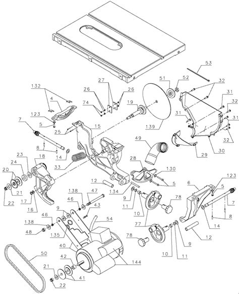 Dewalt Dw746 Woodworkers Table Saw Parts Type 1 DeWALT Table Saw