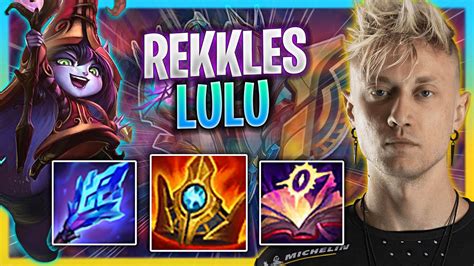 Rekkles Is Ready To Play Lulu Fnc Rekkles Plays Lulu Support Vs Pyke