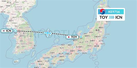 Ke Flight Status Korean Air Toyama To Seoul Kal