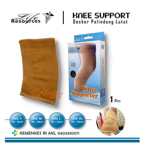 Jual MUTIARA ALKES Life Resources Knee Support Decker Karet