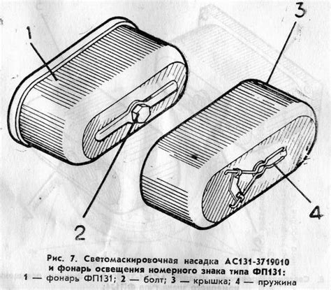 Светомаскировочные устройства для фонарей и плафона