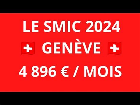 Le Smic Suisse Encore Augment En Youtube