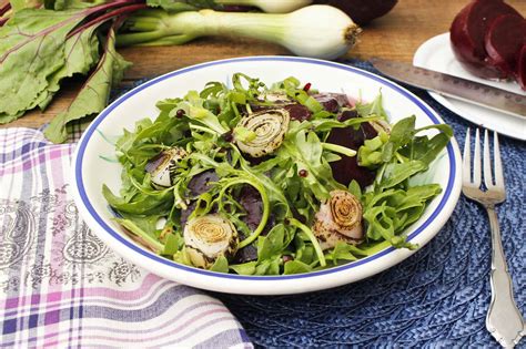 Farm Fresh To You Recipe Roasted Spring Onion And Beet Salad