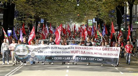 Ccoo Lab Ugt Esk Cgt Y Cnt Mantienen Los Cinco D As De Huelga En El