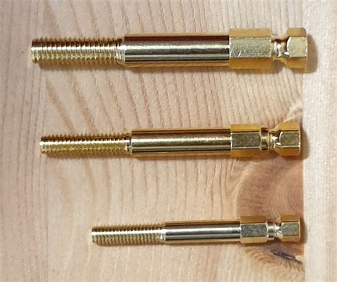 Camac Gold Threaded Bridge Pins Large Carter Harps Australia