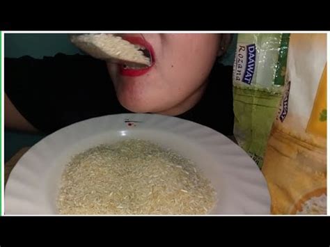 Asmr Eating Raw Mixed Daawat Rozana Gold And Daawat Rozana Super