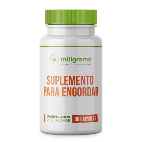 Suplemento Para Engordar Masculino - Suplemento para Engordar 60 Cápsulas - Pague Menos