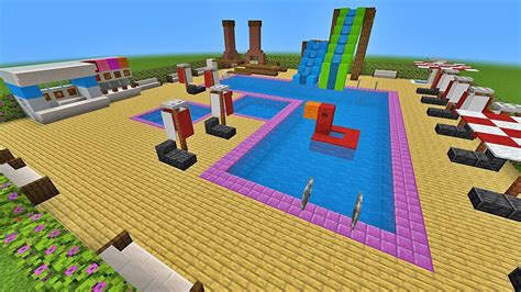 Como Fazer Clube Da Piscina No Minecraft Youtube