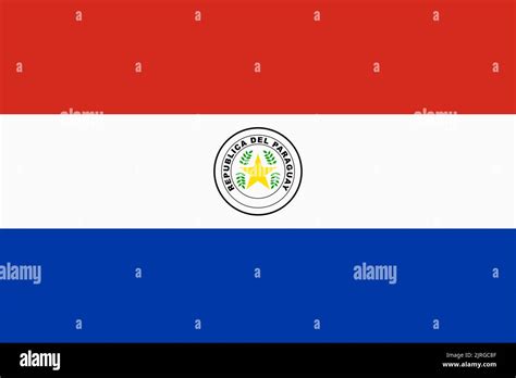 Flag Of Paraguay Paraguayan National Banner And Patriotic Symbol