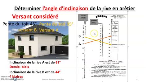 D Terminer L Angle D Inclinaison De La Rive En Ar Tier Youtube