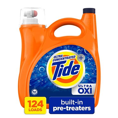 Tide Ultra Oxi Liquid Laundry Detergent Fresh Fluid Ounce