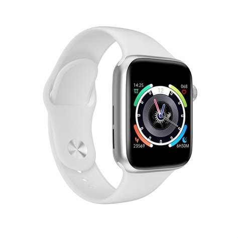 Fk68 Smart Watch With Call Awnser Heart Rate Touchscreen Silverwhite