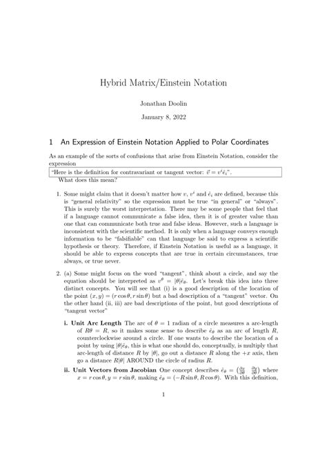 (PDF) Einstein Matrix Hybrid Notation