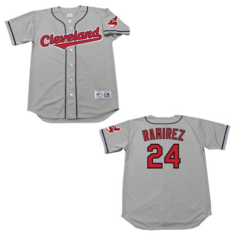 Mlb Manny Ramirez Cleveland Indians 24 Jersey Jerseyhouse