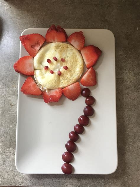 Week 21: Presentation - Low Cal Breakfast Flower : r/52weeksofcooking