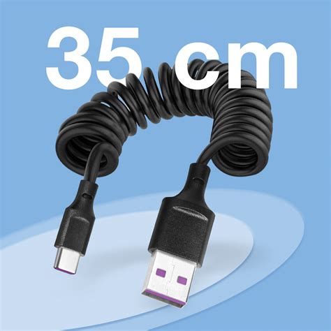 W A Usb Usb C Kabel Bis Zu Cm Ausziehbar Laden Und