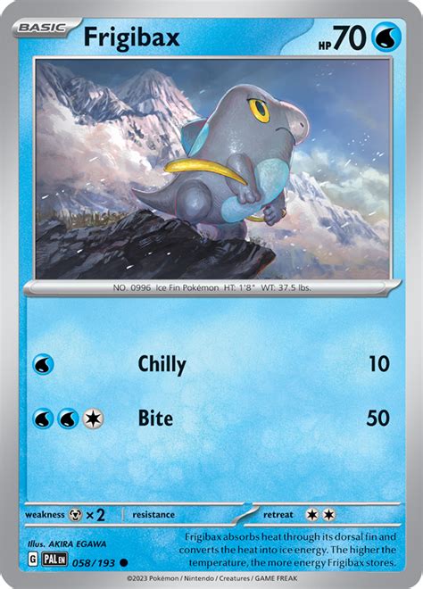 Frigibax 058 193 Pokemon TCG Paldea Evolved NM EBay