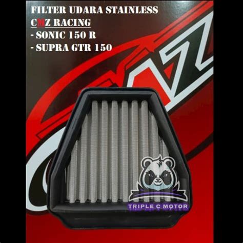 Jual Filter Udara Stainless Honda Sonic 150 Supra Gtr 150 K56 Cmz