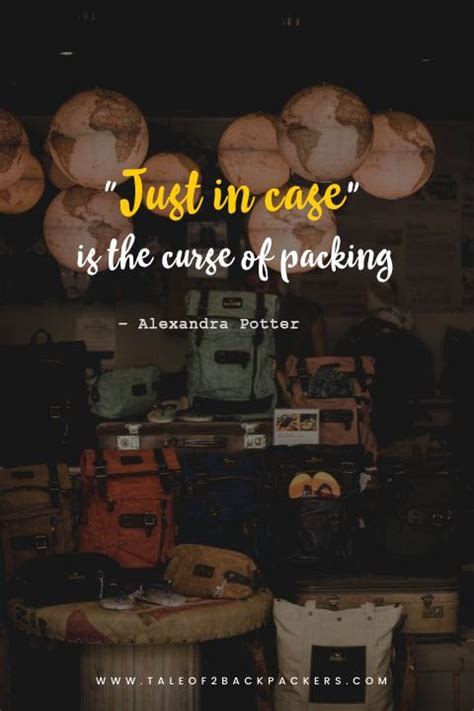 15 Best Packing Quotes to Remind you to Pack Light and Smart - Tale of 2 Backpackers