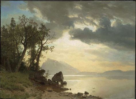 Albertbierstadt Laketahoecalifornia Painting By Albert Bierstadt