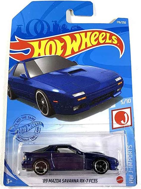 ماکت فلزی ماشین هات ویلز 1 64 Hot wheels 89 Mazda Savanna RX 7 FC3S