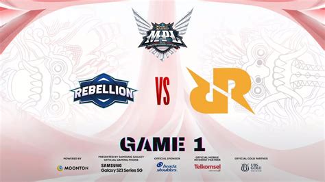 Game Rrq Vs Rebellion Zion Mpl Indonesia Season Regular