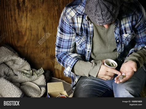 Homeless Man Sign Image And Photo Free Trial Bigstock