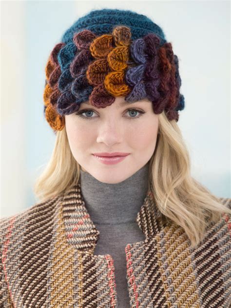 Crocodile Stitch Hat (Crochet) – Lion Brand Yarn