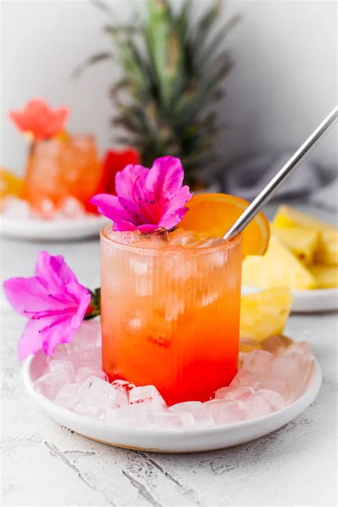 Pineapple Rum Punch - Nutmeg Nanny