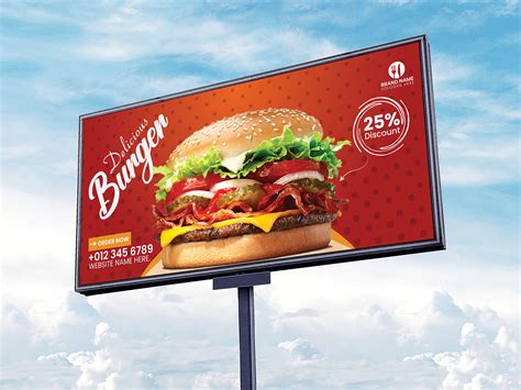 Food Billboard Design Behance Behance