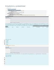 Estadisticas Y Probabilidad Semana Docx Estad Stica Y Probabilidad