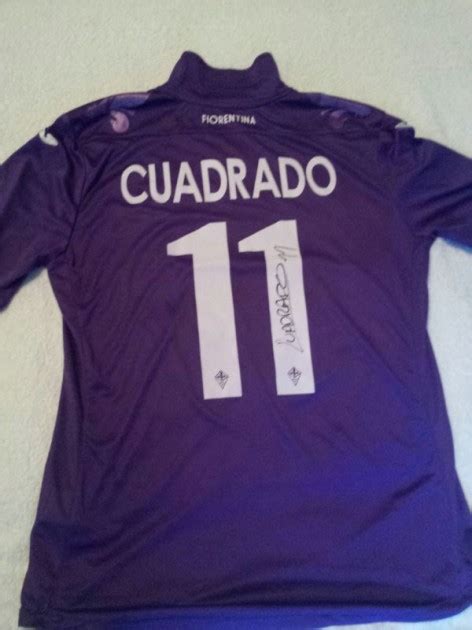 Juan Cuadrado Worn Shirt Of Fiorentina Bologna CharityStars