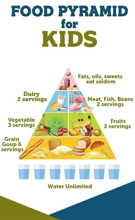 Food Pyramid For Kids | Food pyramid kids, Food pyramid, Kids nutrition