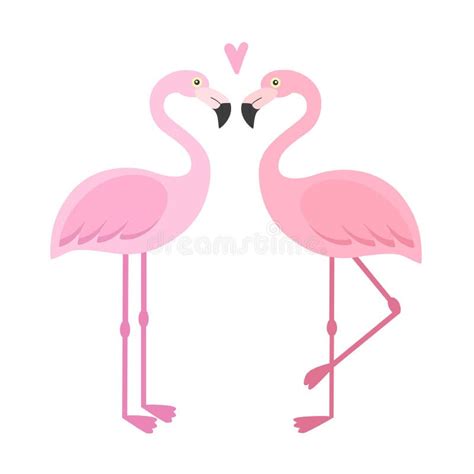 Vector Pink Flamingos Illustration Stock Illustration Illustration