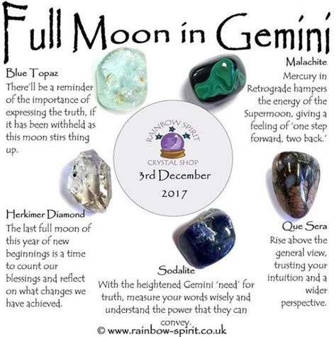 Full Moon In Gemini Crystal Healing Stones Stones And Crystals