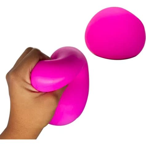 Pelota Squishy Ball Grovy Antiestrés Apachurrable Rosa MercadoLibre