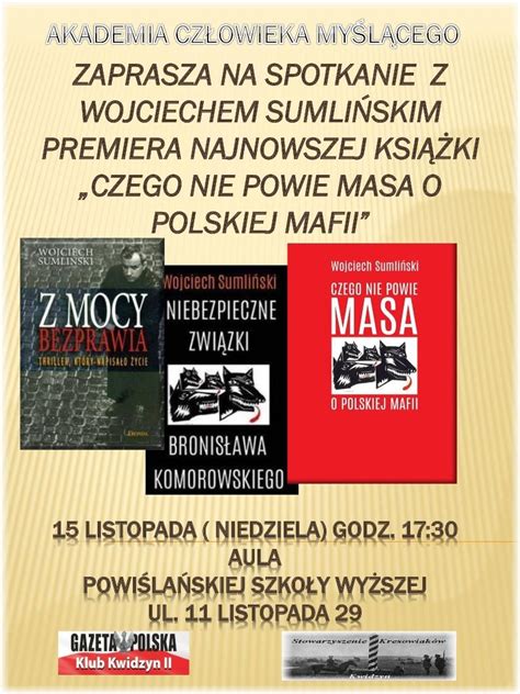 Kluby Gazety Polskiej Kwidzyn spotkanie z Katarzyną Łaniewską oraz