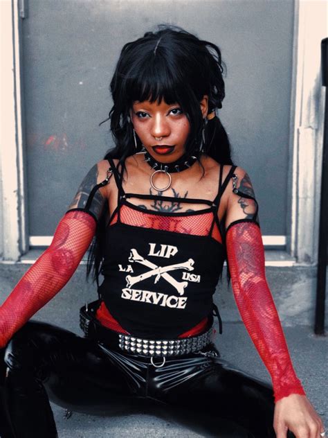 Roxy Vail Itsroxyvail Afro Punk Black Goth Girl Alternative Fashion