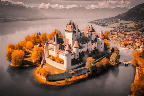 Premium Photo Most Beautiful Medieval Castles Of France Menthon