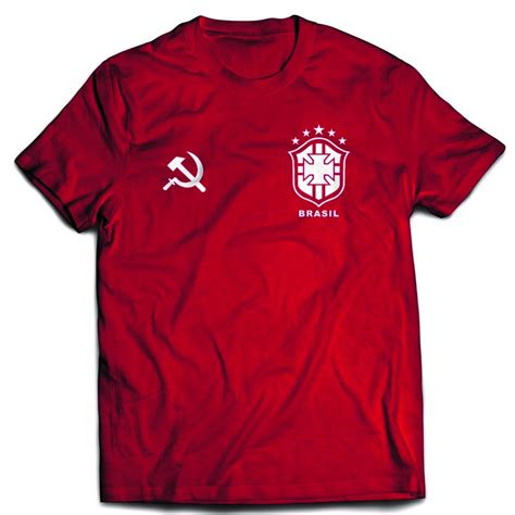 Camiseta Brasil Humor Comunista Comunismo Esquerda Sele O