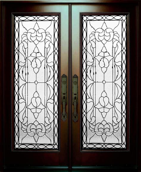 Bgw Doors Exterior Wood Door Full Lite Pre Hung Pre Finished Entry Double Door M577 Righthand