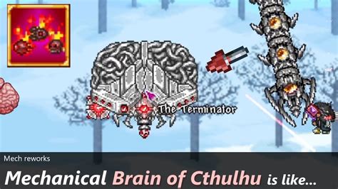 Terraria S Secret Th Mech Boss Mechanical Brain Mechanical Bosses