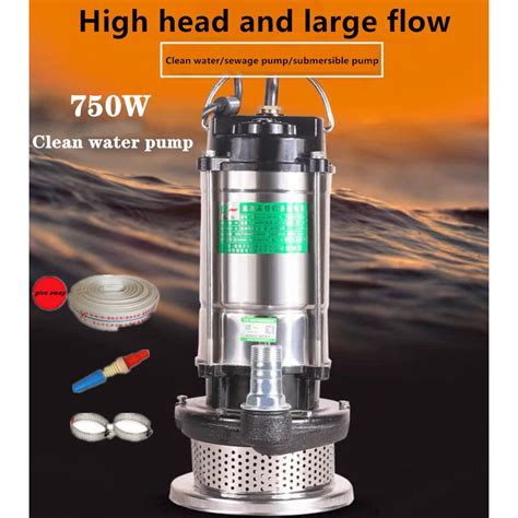 Stainless Steel Submersible Pump Sewage Pump High Lift Self Priming